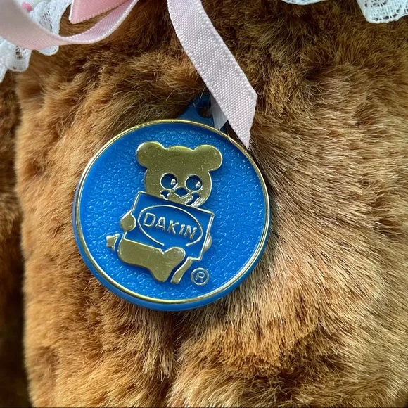 VINTAGE 1985 DAKIN MAMA TEDDY BEAR WITH MOVABLE HEAD, ARMS, AND LEGS!! - Picture 3 of 10